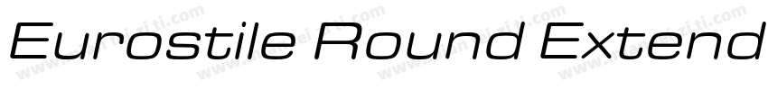 Eurostile Round Extended字体转换